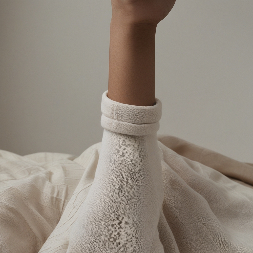 Zarys pleców i ramion osoby stojącej w wyprostowanej, zrównoważonej postawie na neutralnym jasnym tle, widoczna sylwetka mięśni pleców